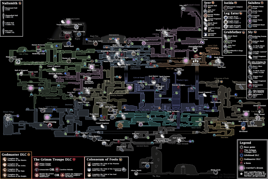 hollow knight map
