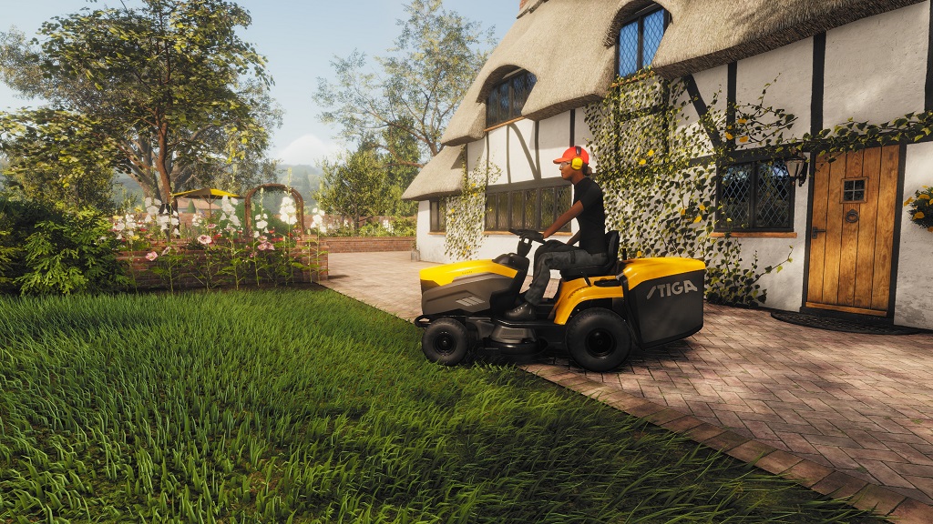 lawn mowing simulator dualsense