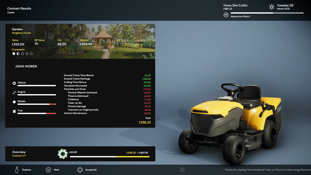 lawn mowing simulator worth playing