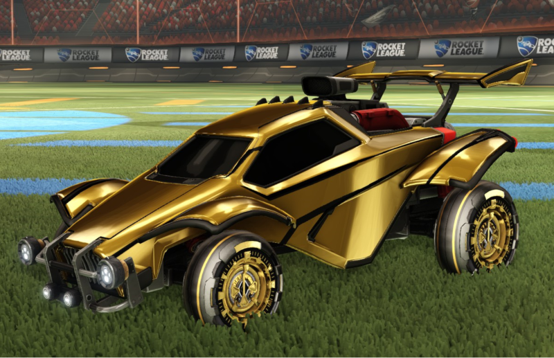 That Golden Look Rocket League