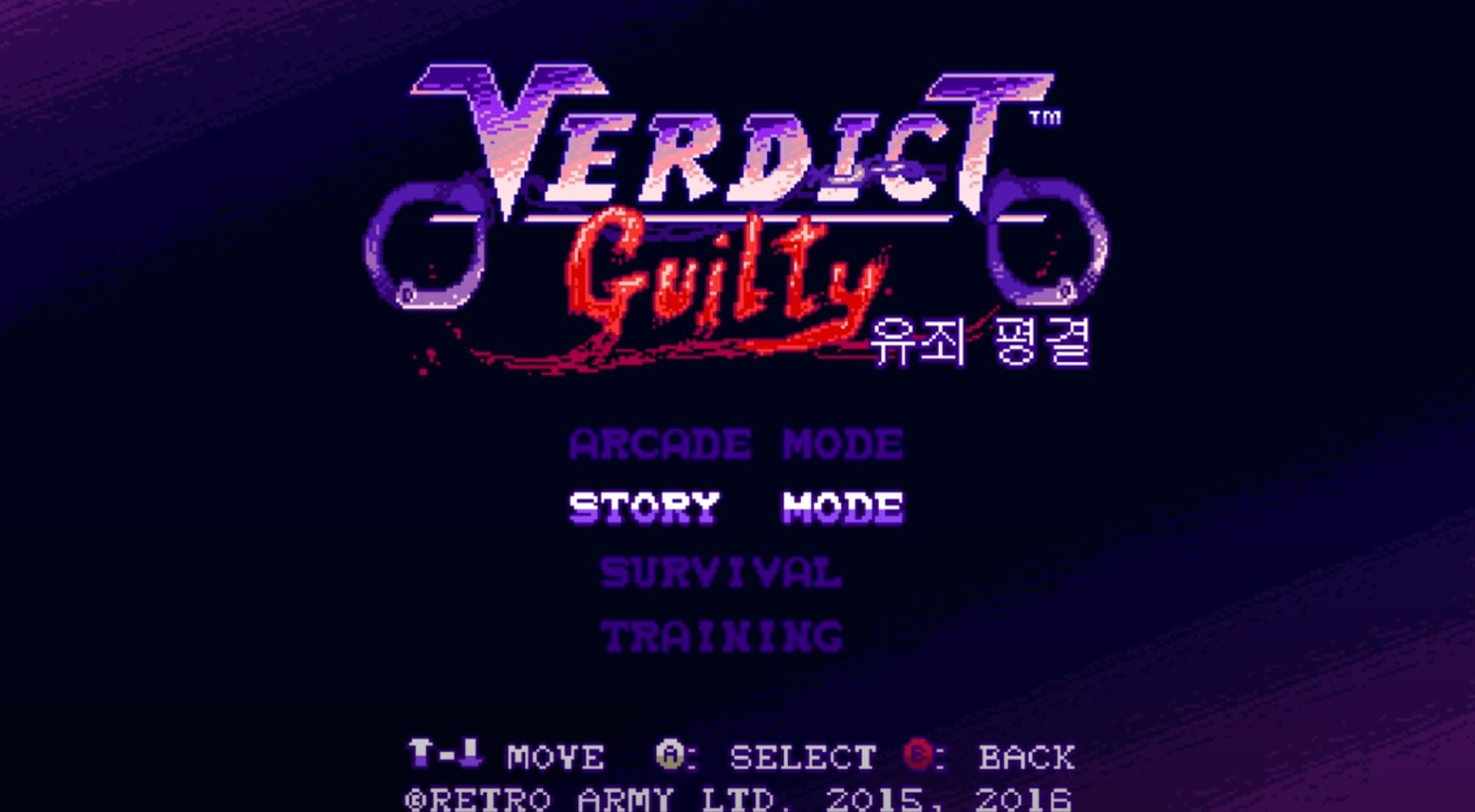 Verdict Guilty game