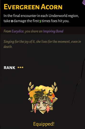Evergreen Acorn from Eurydice