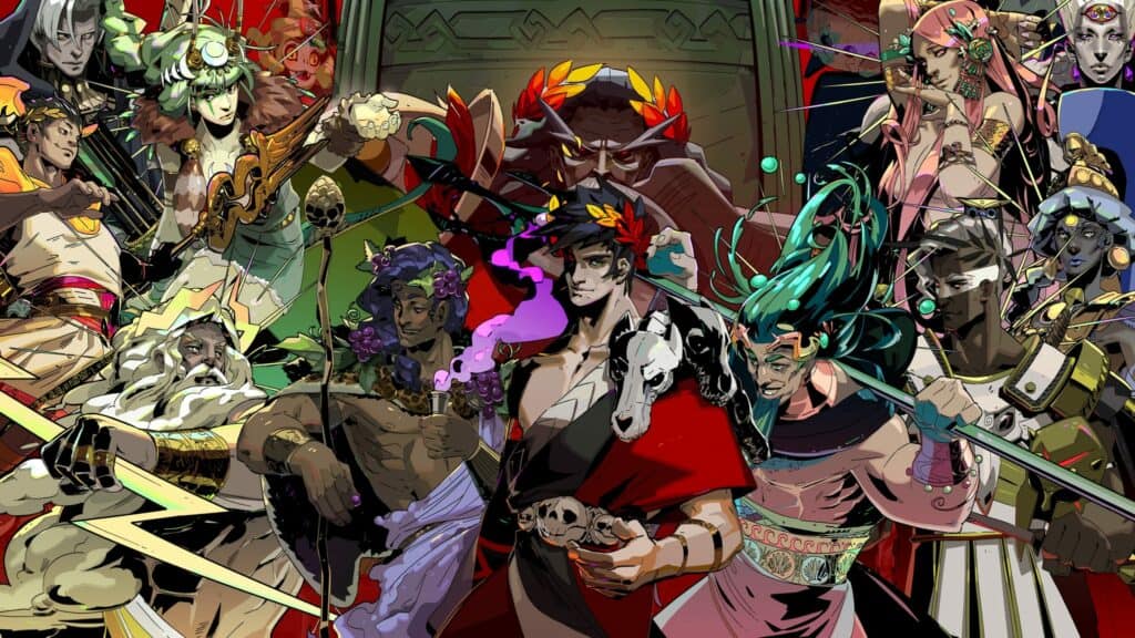 a photo showcasting almost every Olympian in the game with the addtion of a few other characters.