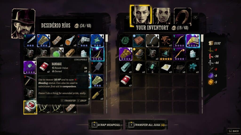 Equipped Medkits