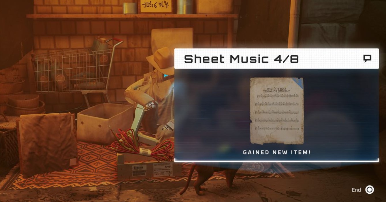 stray music sheets slums