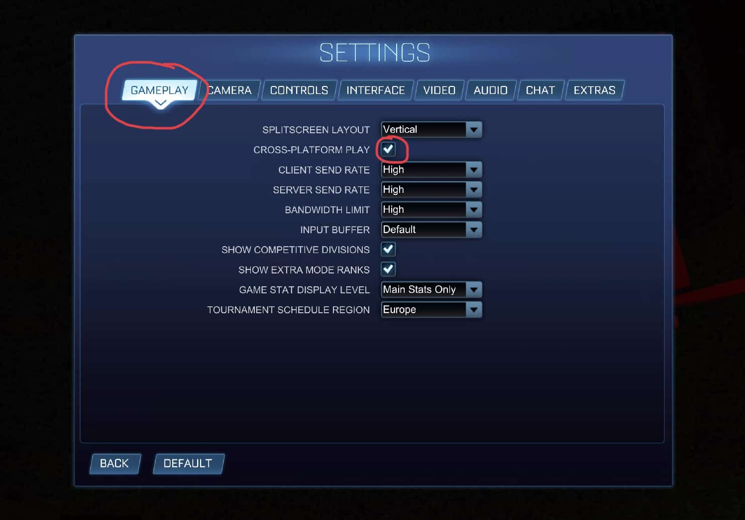 Enable Cross-Play