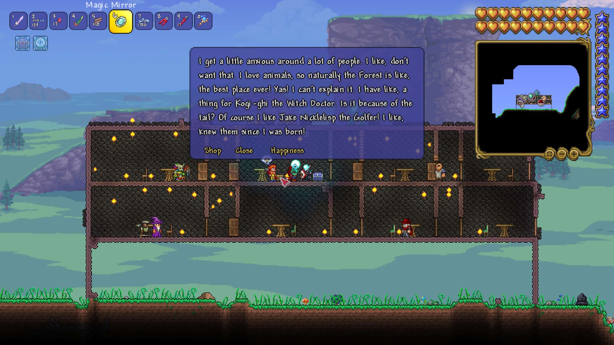 terraria zoologist housing
