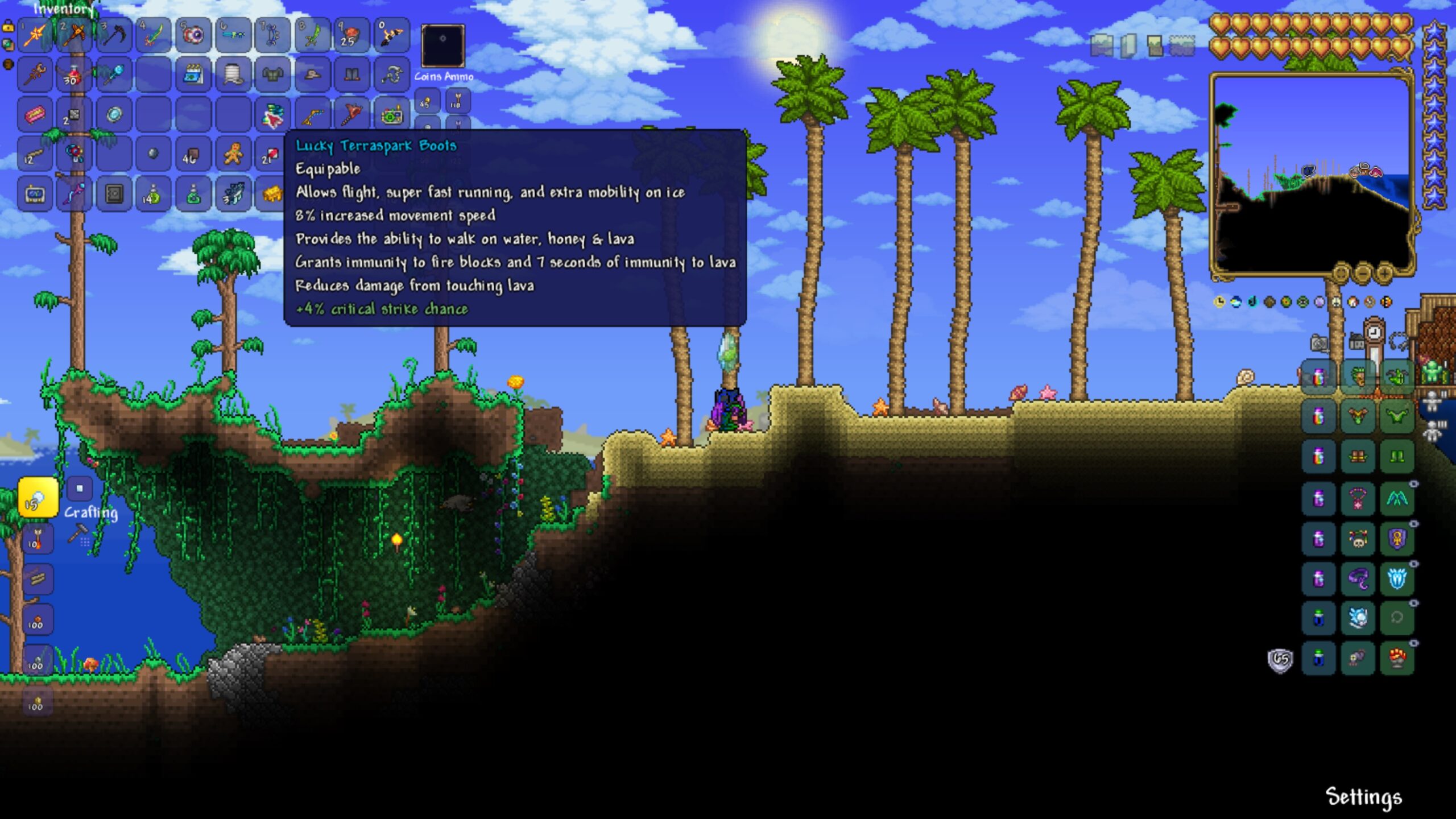 Terraspark boots scaled terraria