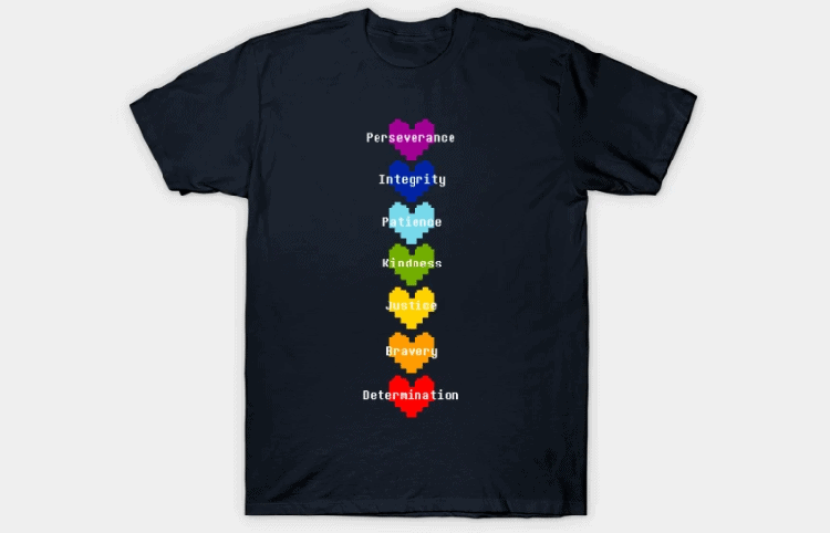Undertale Human souls T-Shirt