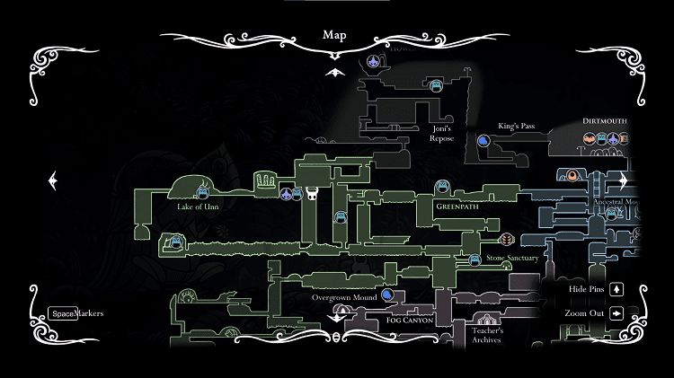 hollow knight Wanderer's Journal #1 Greenpath