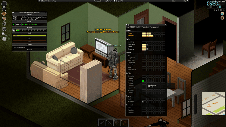 project zomboid tv skills