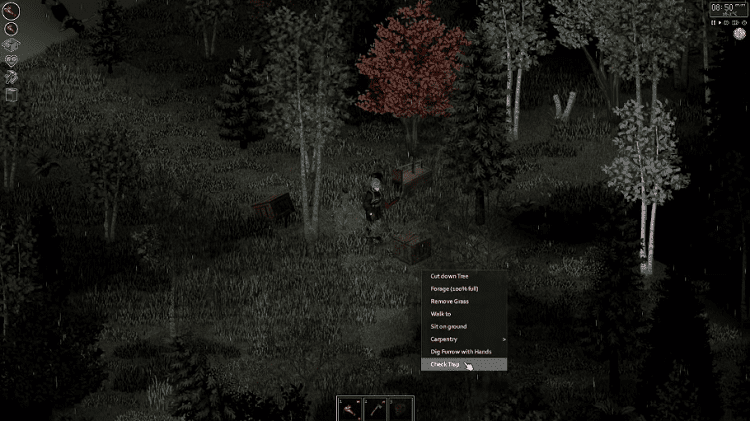 project zomboid check a trap