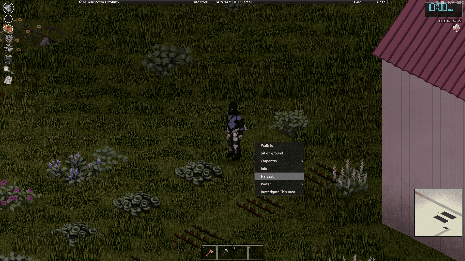 project zomboid harvest time