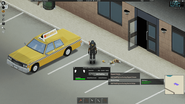 project zomboid level up tailoring