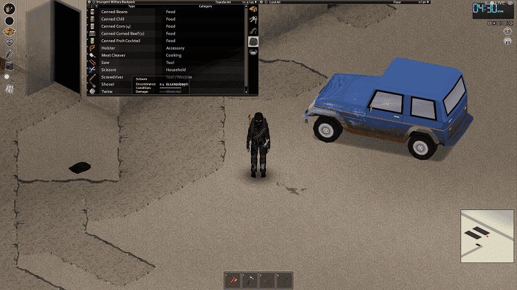 project zomboid tailoring scissors