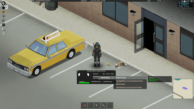 project zomboid tailoring skill