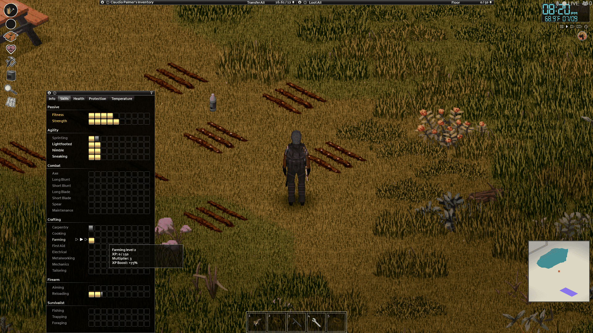 pz farming exp