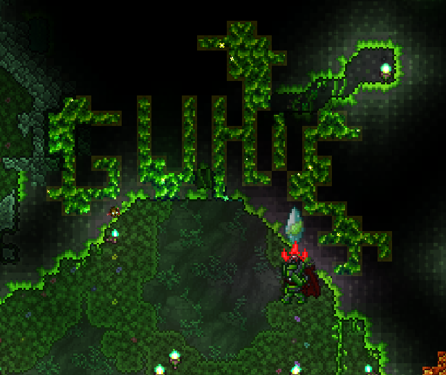 Chlorophyte runs terraria