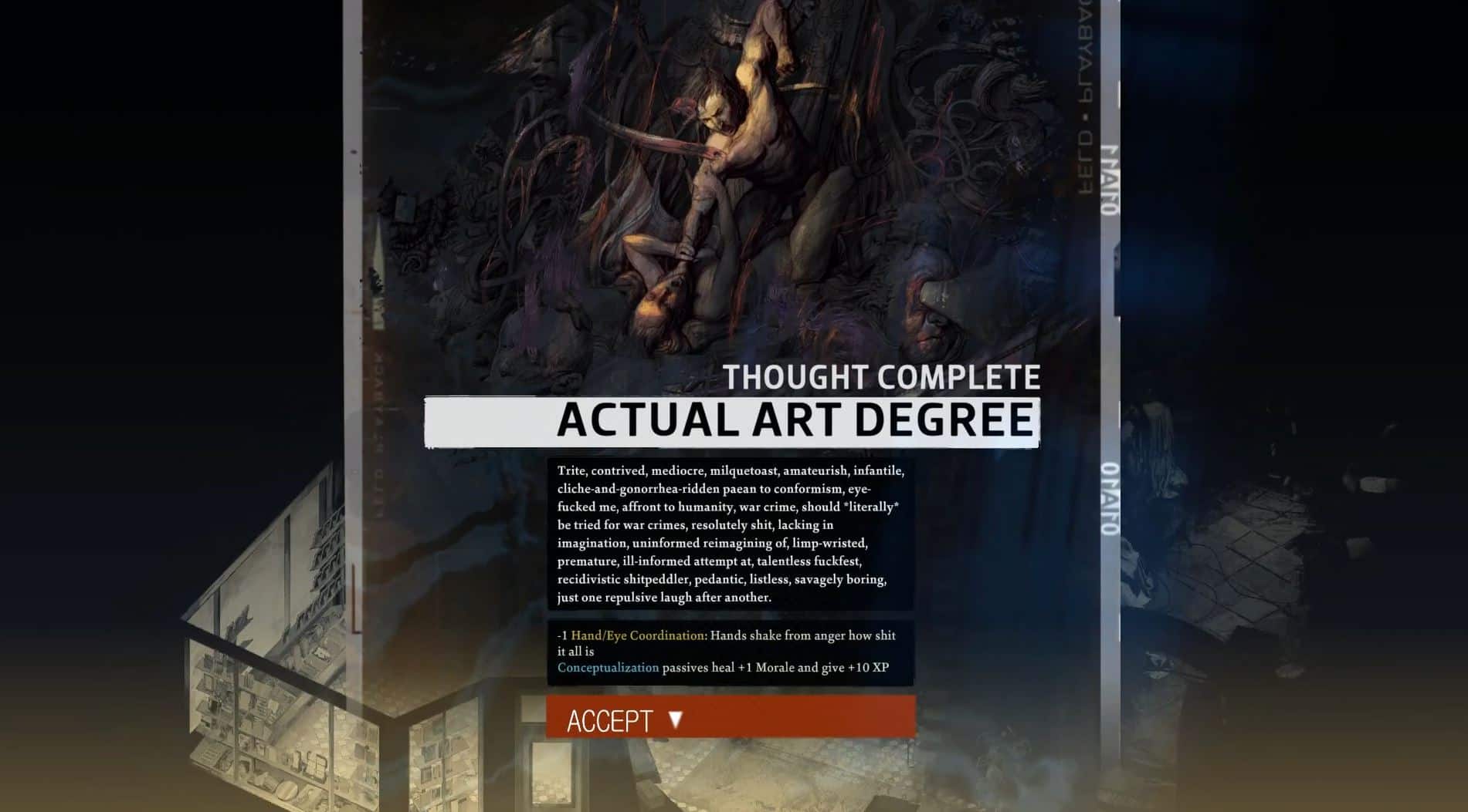 Actual Art Degree Honorable Mentions Thoughts Disco Elysium