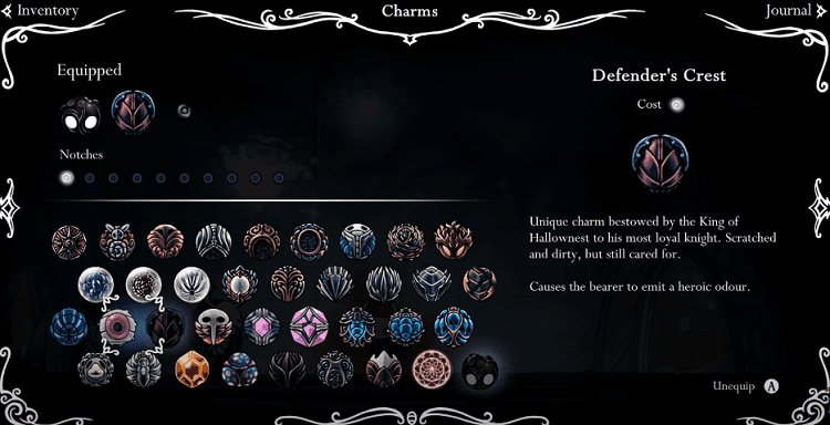 hollow knight defender’s crest