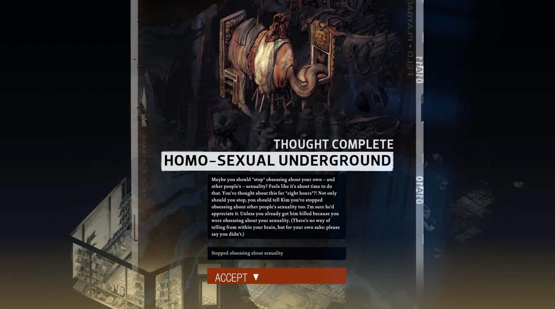 Homo-Sexual Underground Thoughts to Avoid Disco Elysium