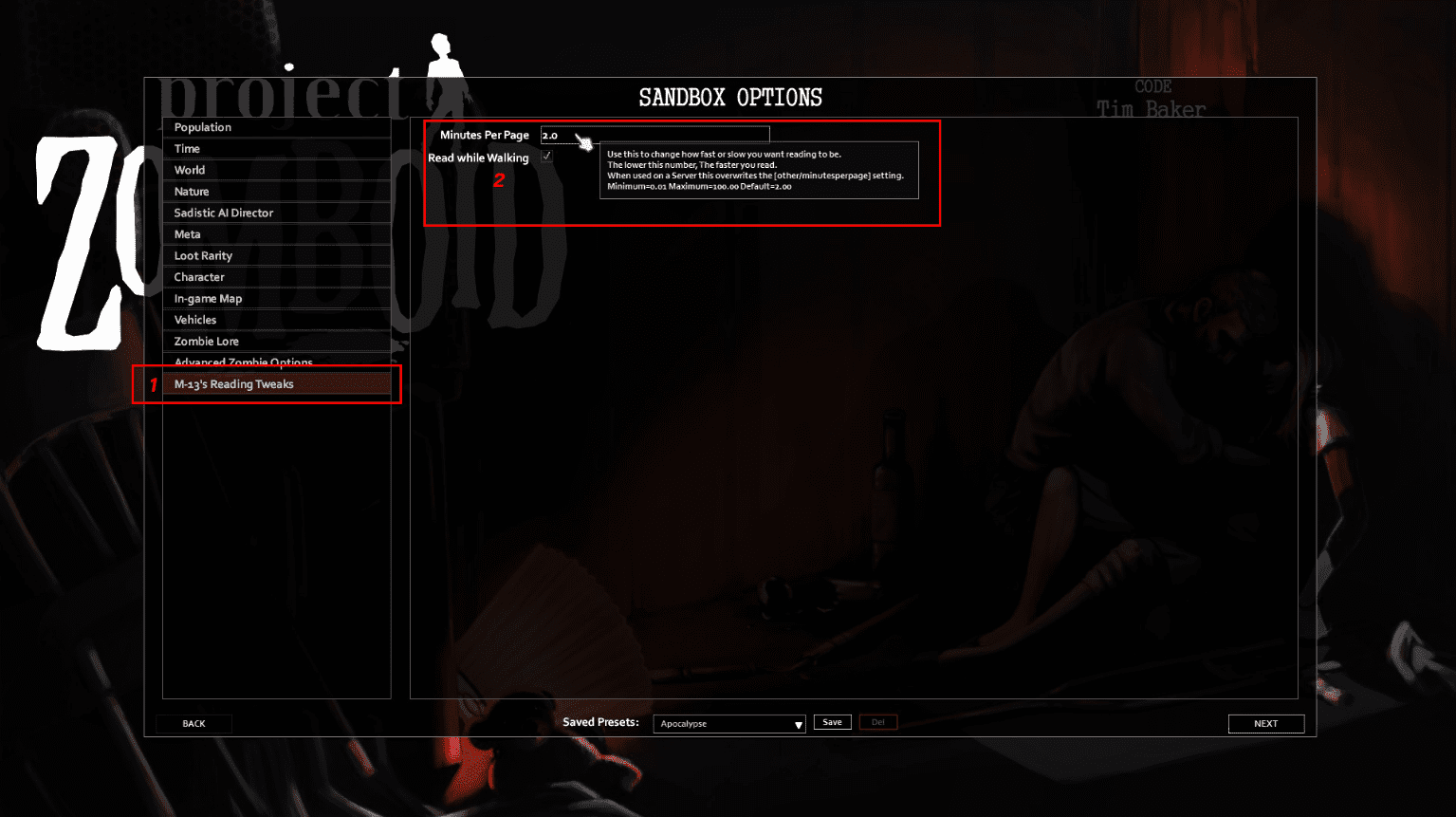best project zomboid mods m-13s reading tweaks by generalm13
