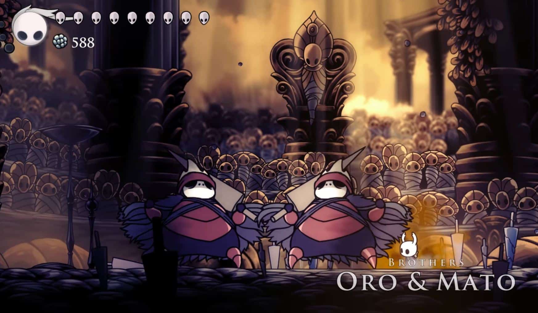 Nailmasters Oro and Mato Hollow Knight DLC