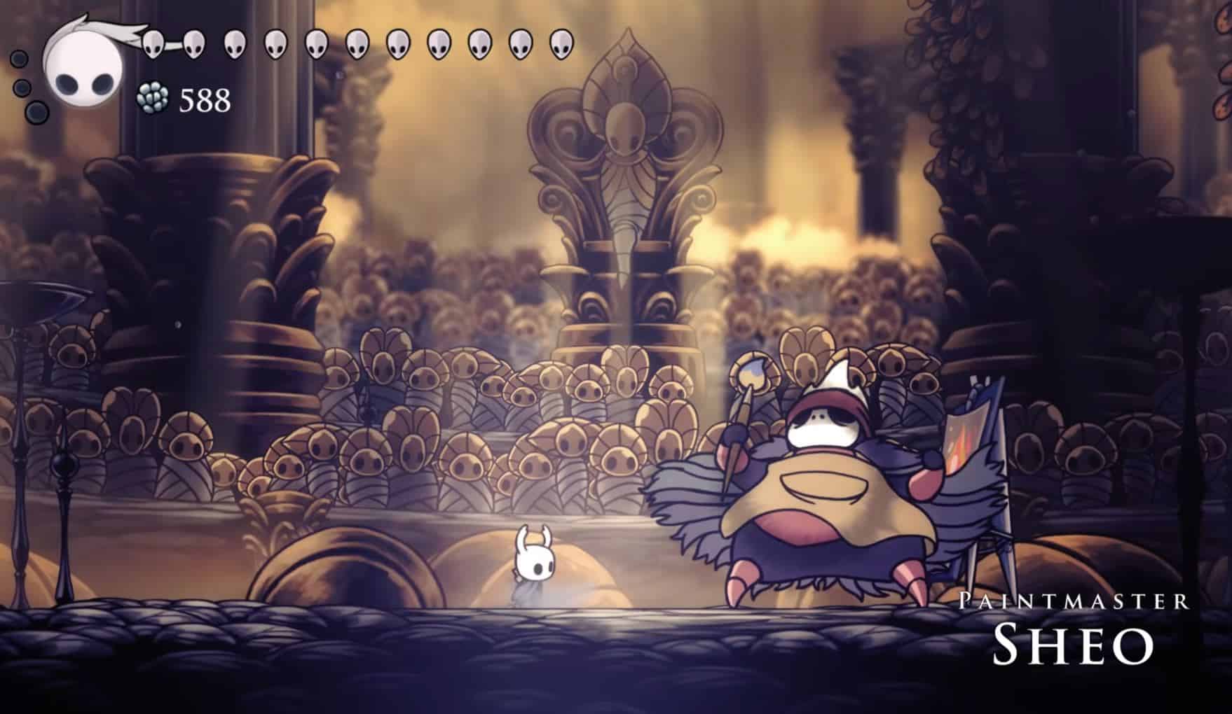 Paintmaster Sheo Hollow Knight DLC