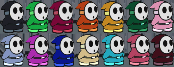 shy guy skins
