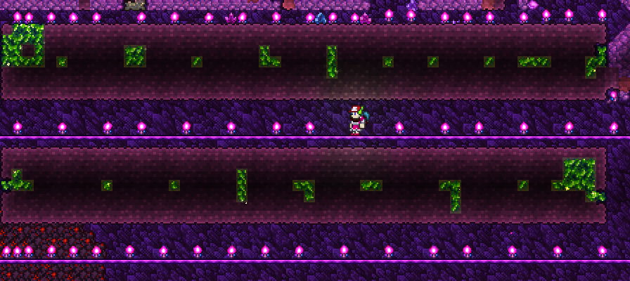 terraria chlorophyte farm after many