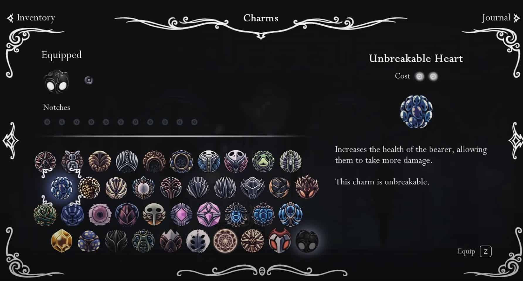 Unbreakable Heart Hollow Knight DLC