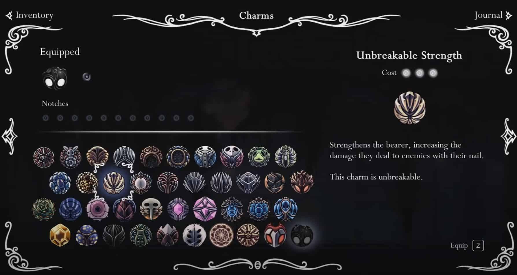 Unbreakable Strength Hollow Knight DLC