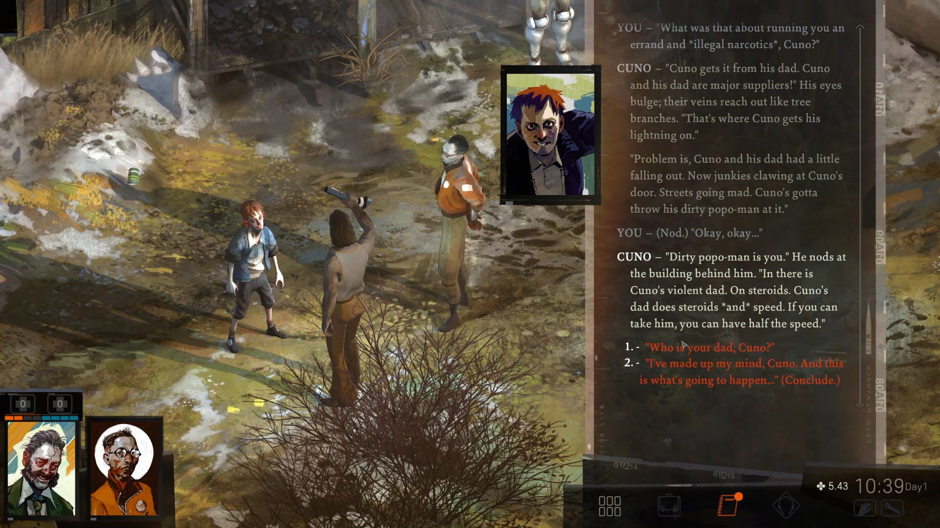 Disco Elysium Cuno Quest Breaking and Entering