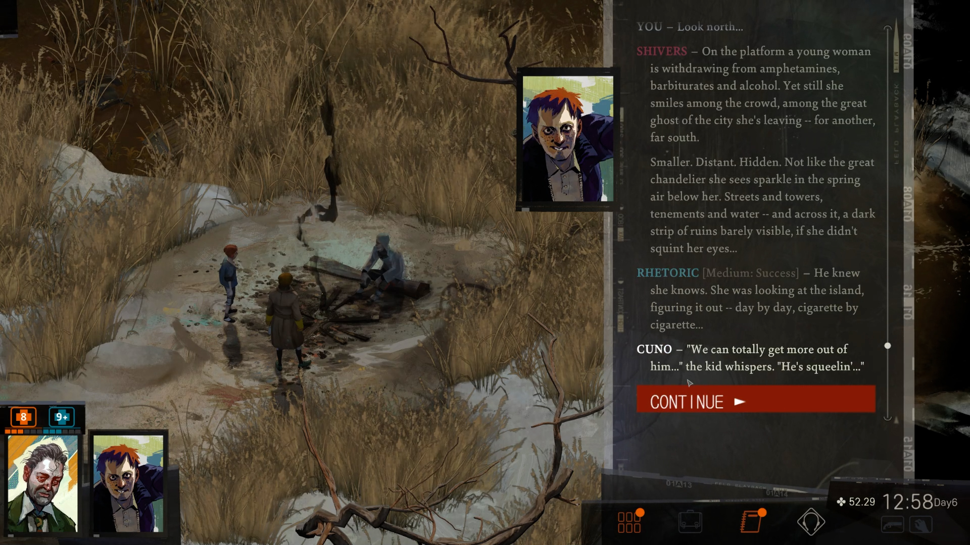 Disco Elysium Cuno Gameplay Arresting the Deserter