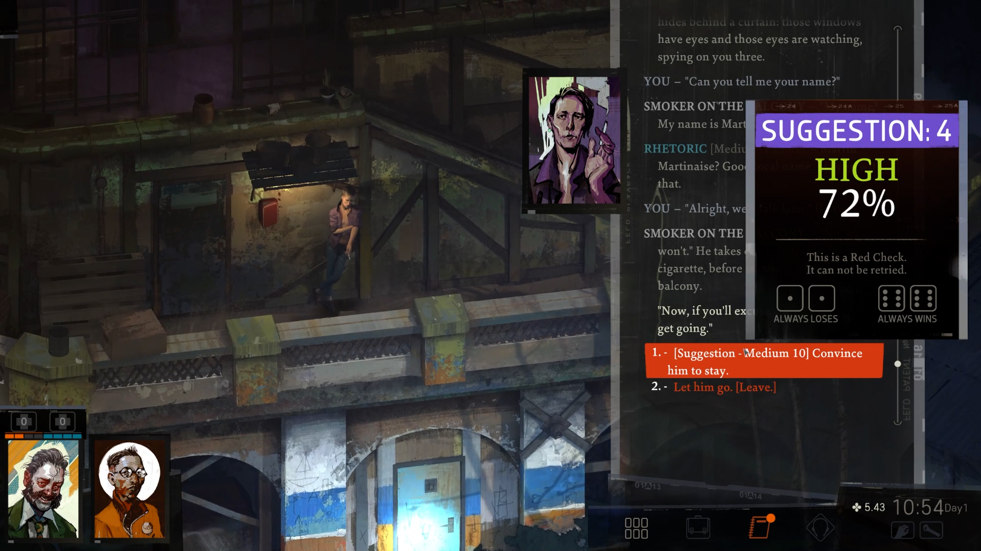 Disco Elysium Cuno Quest Breaking and Entering