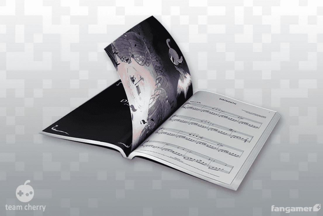 piano sheet music book hollow knight