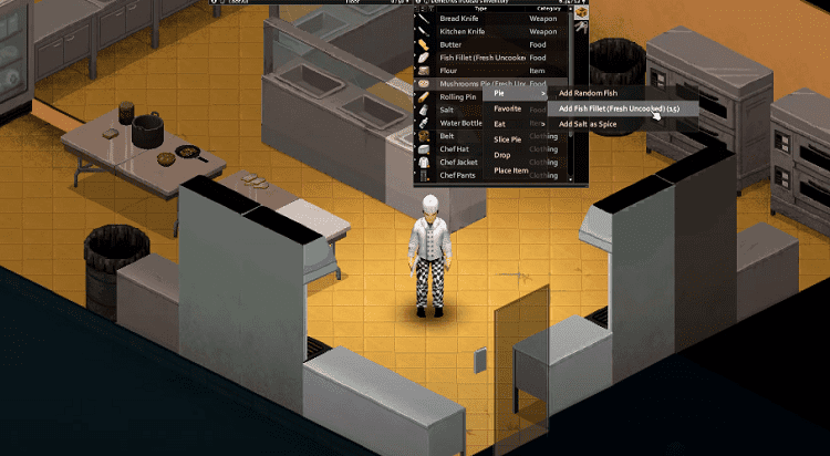 project zomboid cooking pie