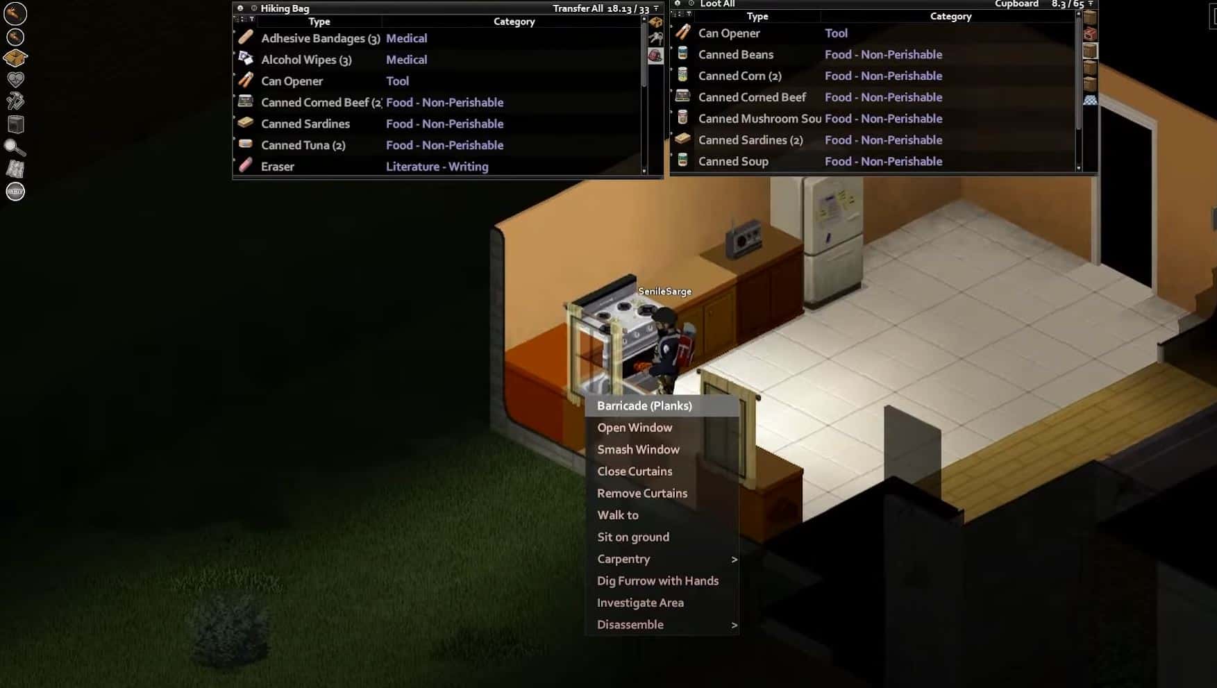 Project Zomboid Fortification Barricading The Windows