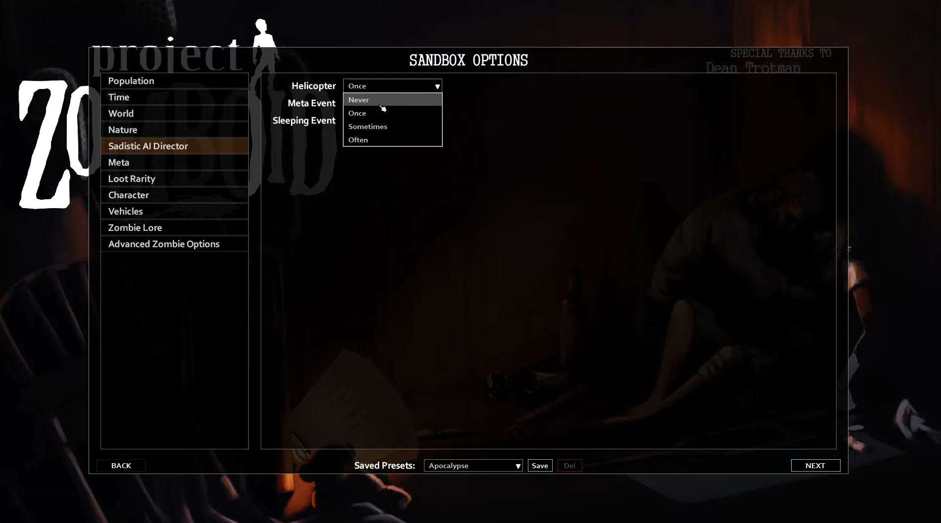 Project Zomboid Picking The Right Settings