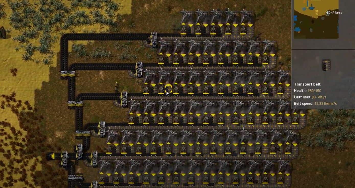 Belts Important Machines for the Early Game