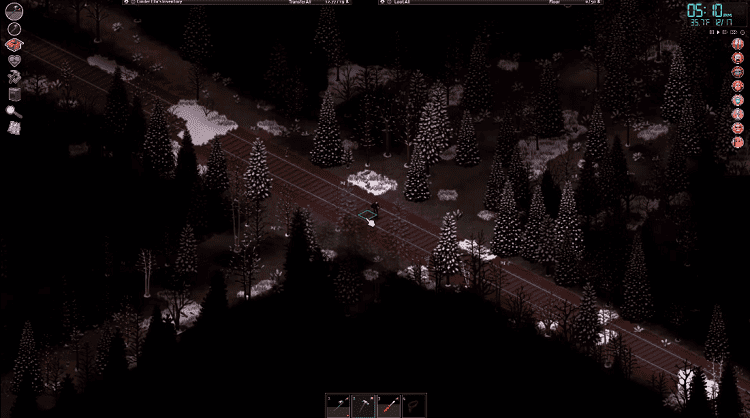 helicopter event project zomboid wooded area