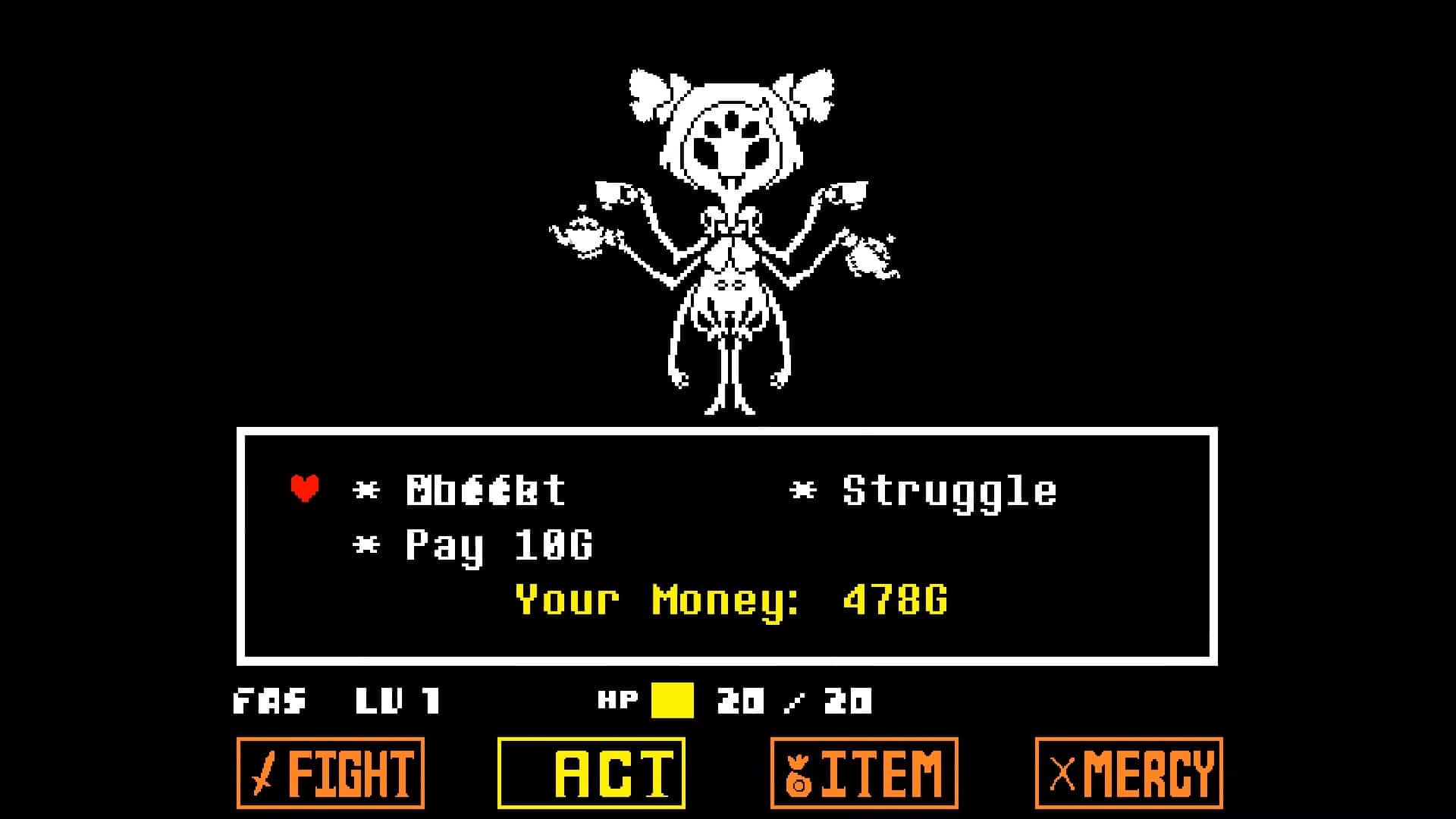 Undertale Characters muffet