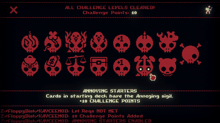 inscryption annoying starters - 10 points