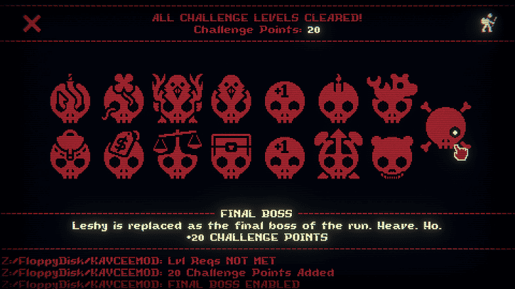 inscryption final boss - 20 points