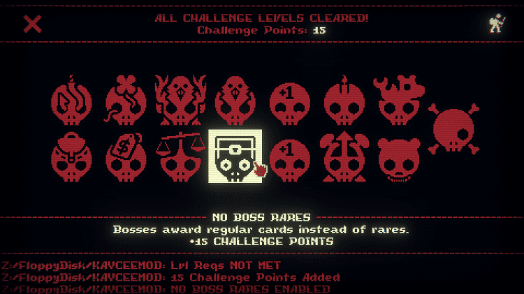 inscryption no boss rares - 15 points