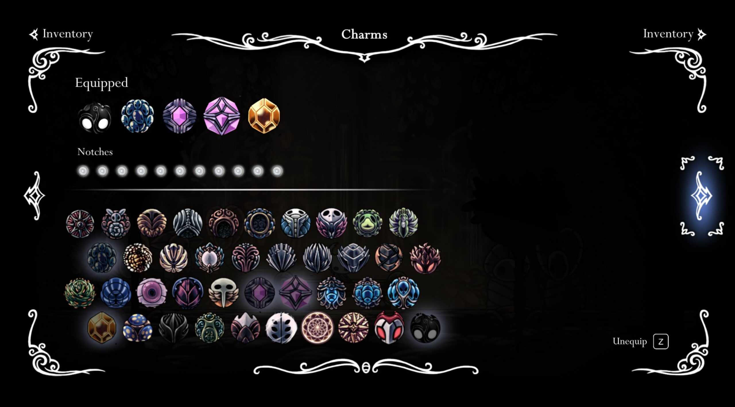 One Healthy Bug Hollow Knight Charm Combos