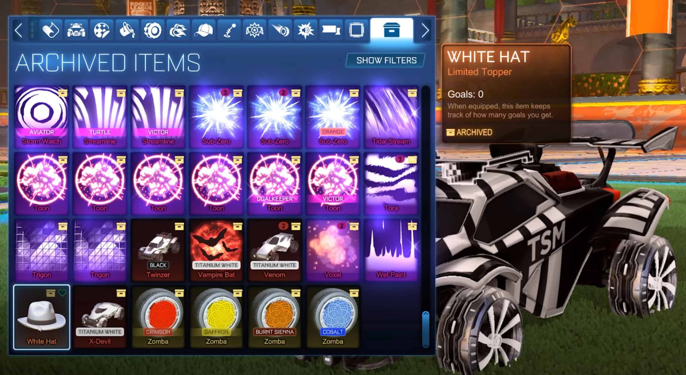 Rocket League Most Expensive Items