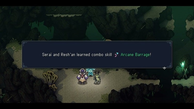 sea of stars arcane barrage combo location